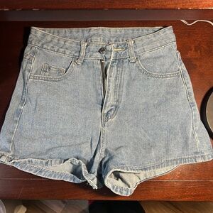 SHEIN Light Blue Jean Shorts
